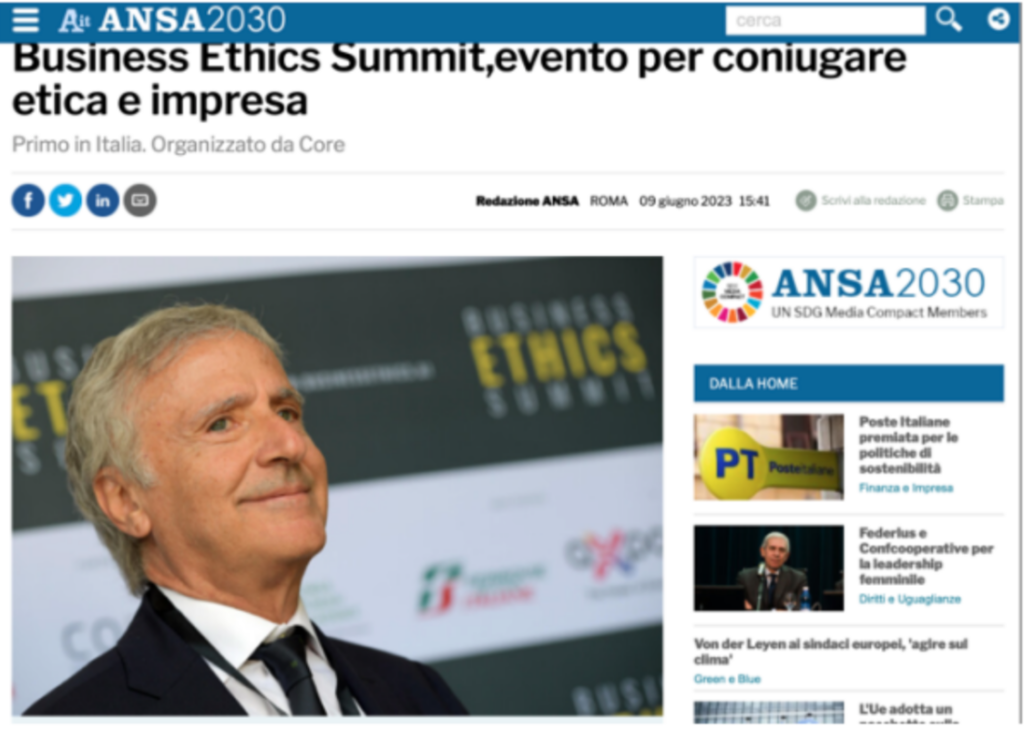 Business Ethics Summit, evento per coniugare etica e impresa